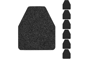 THMINS 6 Pack Urinal Mats for Men's Restroom, Non-Slip Rubber Urinal Pads, Washable Urinal Floor Mats