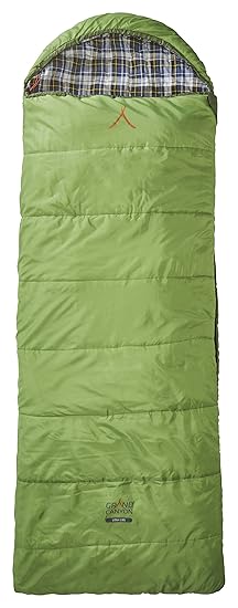 Grand Caynon Utah - warmer Deckenschlafsack, besonders weich und angenehm durch Baumwoll-Flanel im Innenbezug, 3-Jahreszeiten