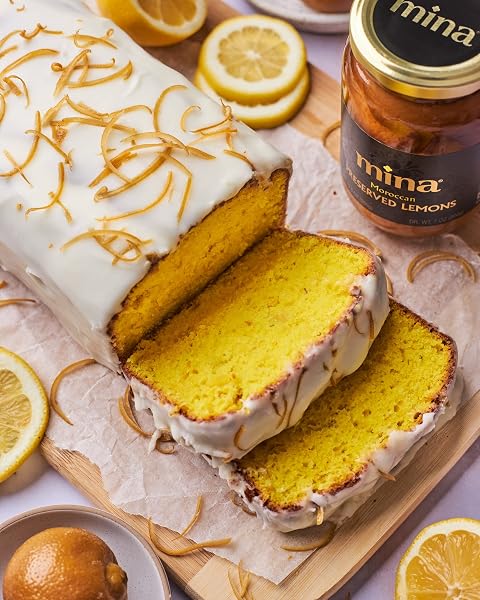 MINA PRESERVED LEMONS – 12.5 OUNCE, AUTHENTIC MOROCCAN PRESERVED LEMONS, IDEAL FOR TAGINE, COUSCOUS, SALADS, NON-GMO, VEGAN, KETO, KOSHER, GLUTEN FREE