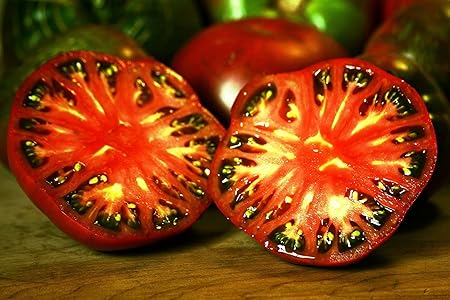 100 Samen Cherokee Purple Tomate, sehr alte Sorte der Cherokee Indianer, Neue Lieferung aus Amerika, keimgetestet