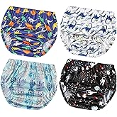 Joyo roy Plastic Underwear for Potty Training 5T Rubber Pants for Babies Cloth Diaper Cover for Swimming Rubber Pants for Toddlers Waterproof Swim Diaper Covers for Toddlers Training Pants Boys 5T