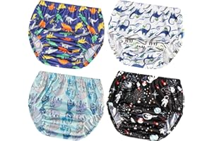 Joyo roy Plastic Underwear for Potty Training Diaper Covers For Boys Plastic Underwear Leakproof Rubber Pants For Toddlers Rubber Pants for Potty Training Waterproof Cloth Diaper Covers Boys 6T