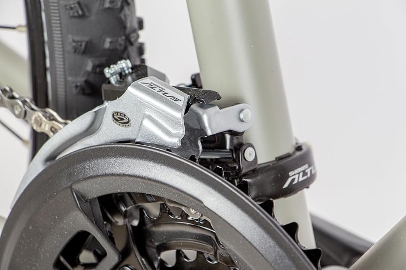 I-Peak 2.0 Joy Crossbike, da donna, grigio opaco, menta, 54