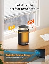 Dreo Smart Electric Heater 1500W Energy Efficient Space Heater view 6