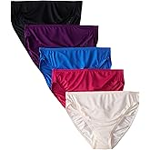 Fruit of the Loom womens 5 Pack Microfiber Hi-cut Panties