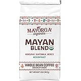 Mayorga Organics Mayan Blend, Medium Roast Whole Arabica Bean Coffee, 2lb bag, Specialty-Grade, USDA Organic, Non-GMO Verifie