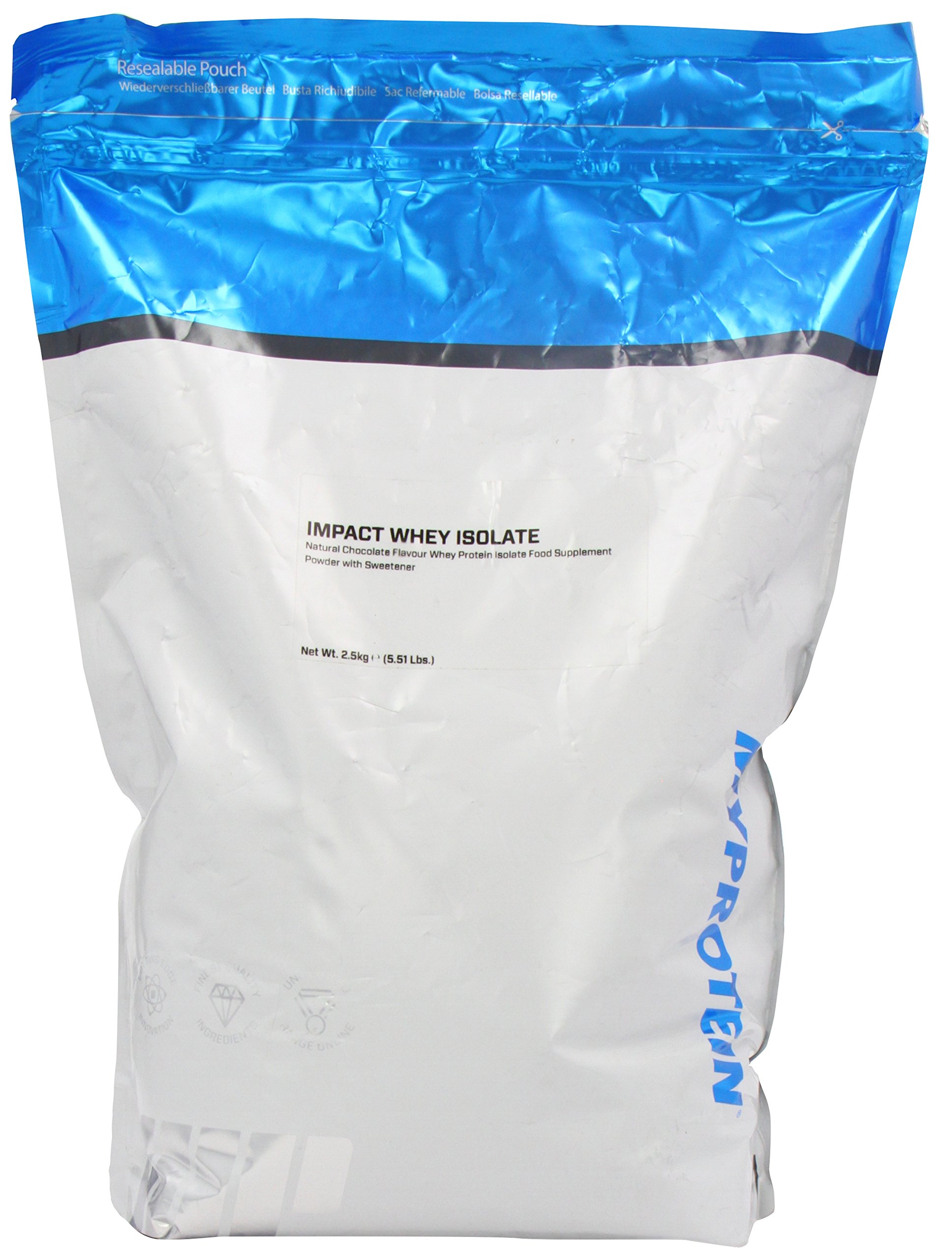 MyProtein 2.5 kg Natural Chocolate Impact Whey Isolate