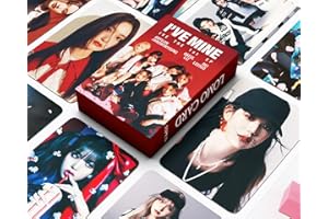Funwaretech IVE I've Mine Photocards 55 Pcs 2023 New Album I've Mine Lomo Cards Kpop Merchandise Gift for Fans Boys Girls Dive-Type A