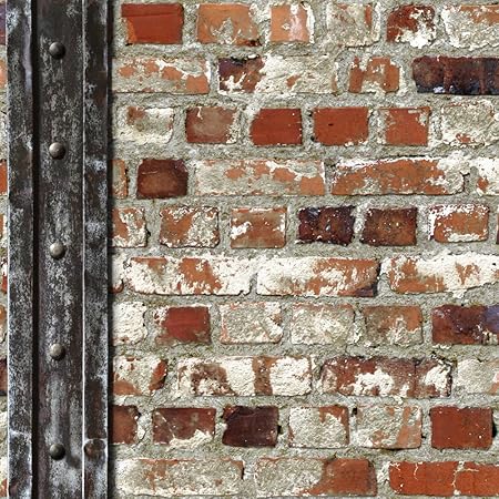 Muriva Tapete Loft Ziegelsteine Und Balken Mehrfarbig
