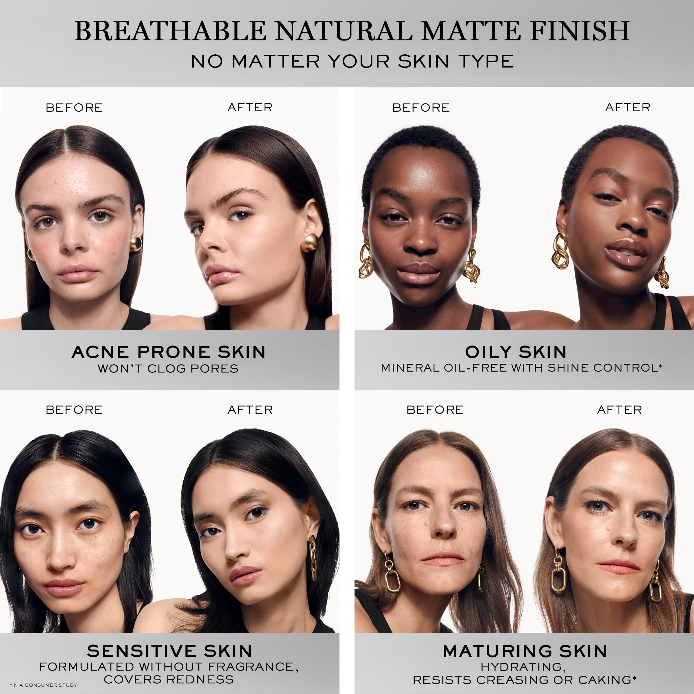 Lancôme Teint Idole Ultra Wear Buildable Full Coverage Foundation - Longwearing & Waterproof - Natural Matte Finish