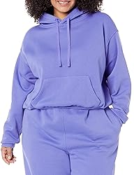 Amazon Essentials Womens Hoodies - Crop Pullover