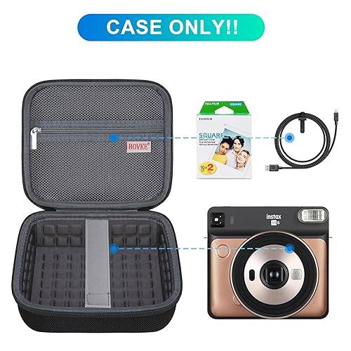 BOVKE Carrying Case Compatible with Fujifilm Instax Square SQ6