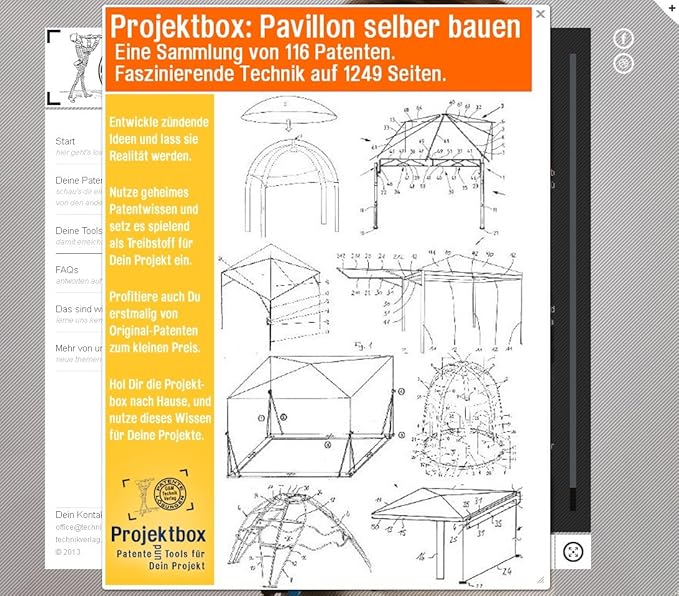 Pavillon Selber Bauen Deine Projektbox Inkl 116 Original Patenten Bringt Dich Mit Spass Ans Ziel Amazon De Software