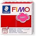 STAEDTLER 8020-2 P Christmas Red FIMO Soft modelling clay, oven hardening, 57 g, 57g