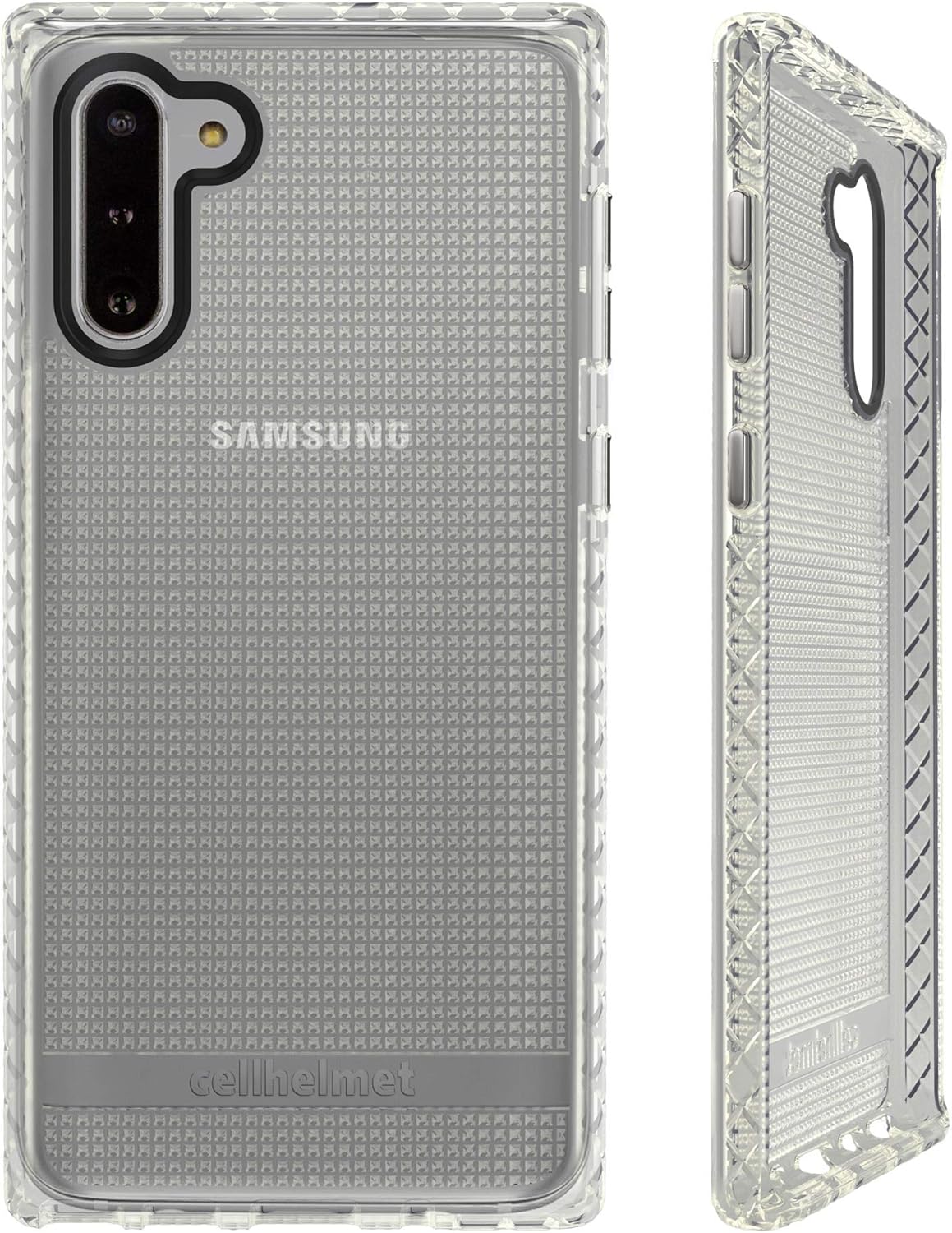 cellhelmet Altitude X Series Clear Phone Case for Samsung Galaxy Note 10 | As Seen on Shark Tank | in Retail Package