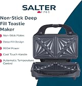 Salter Sandwich Toaster 900W Non Stick Removable Plates Dual 2 Toasts Deep Fill view 2