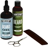 Technic Man Stuff Tidy Whiskers Bath and Body Grooming Set Beard Care Tin view 2