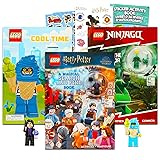Lego Books with Mini Figure for Kids - Bundle with