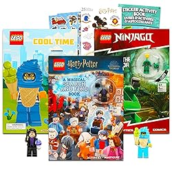 Lego Books with Mini Figure for Kids - Bundle with