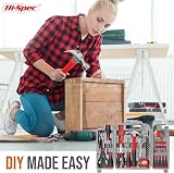 Hi-Spec 54pc Home & Office DIY Tool Kit Set Complete Household Toolbox view 6