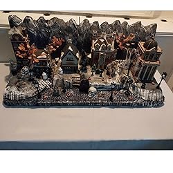 3ft Village Display Stand with mountains for