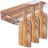 Patelai 6 Pcs Cutting Board Set with Handles Laser Engraving Wooden Charcuterie Kitchen Plain Serving Chopping Board Bulk for DIY Housewarming(Acacia Wood,15 x 7 Inch)