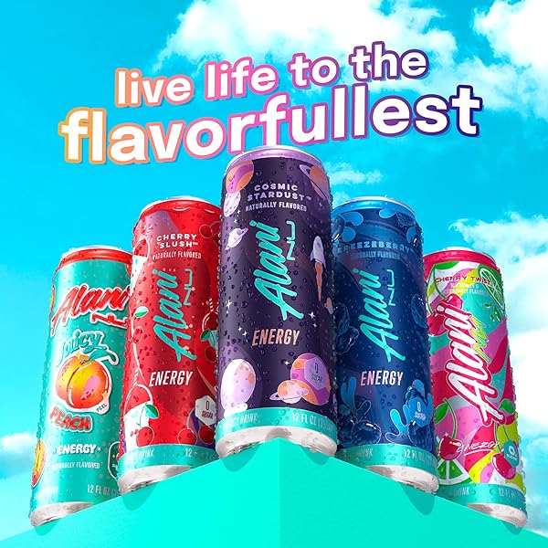 ALANI NU ORANGE KISS, SUGAR FREE, LOW CALORIE ENERGY DRINKS, 200MG CAFFEINE, BIOTIN, B VITAMINS, ZERO SUGAR, 10 CALORIES, 12 FL OZ CANS, 12 PACK