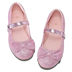 K KomForme Girl's Ballet Flats Non-Slip Soft Mary