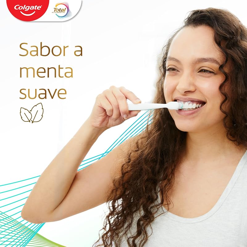 Colgate Total Ative Prevention + Pasta de Dentes para Cuidar das Gomas 4x75ml | 3 vezes mais eficaz no combate à causa raiz* dos problemas orais mais comuns
