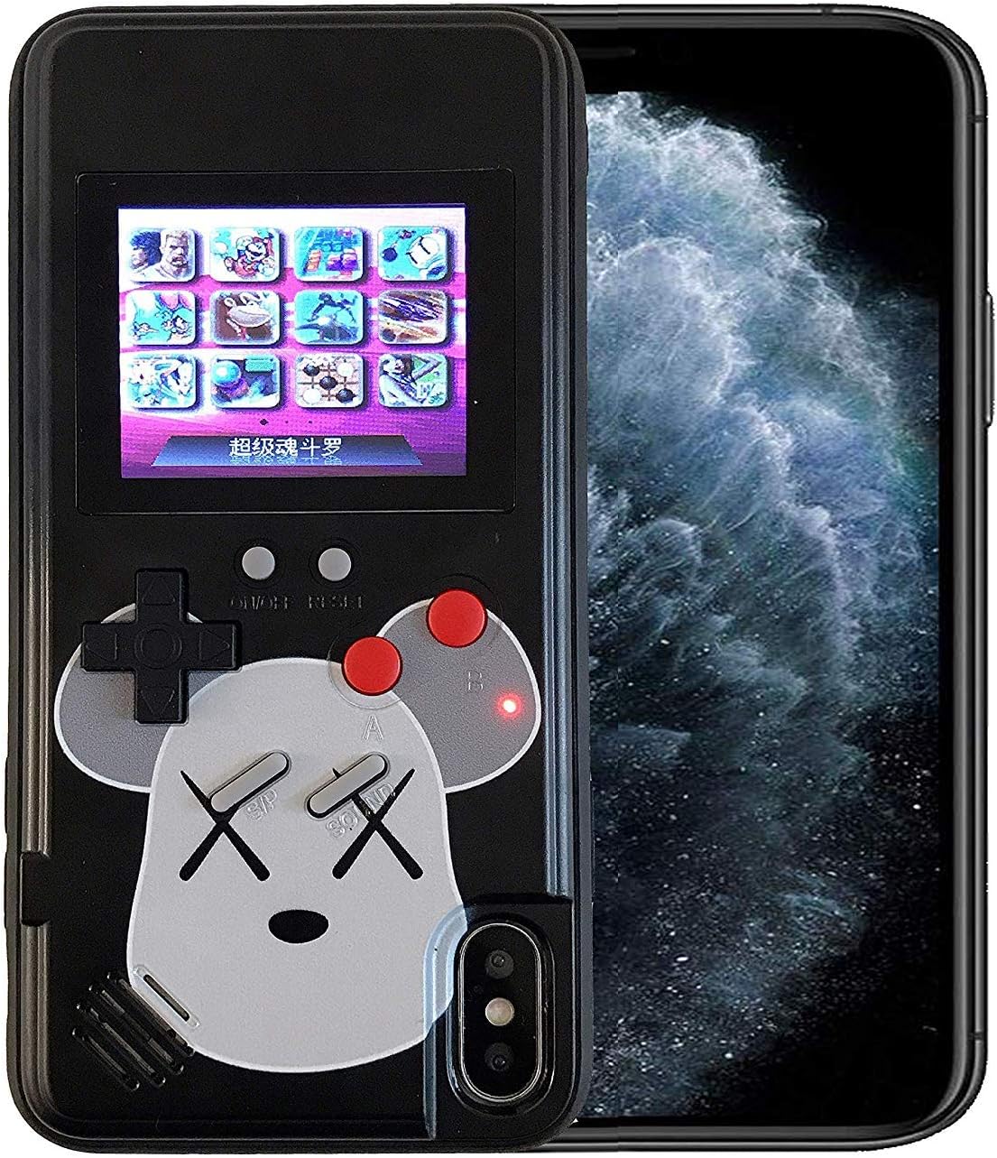 Homi2019 Game Case for Samsung Galaxy Note 10+ (Plus), Retro 3D Protective Cover Case with 36 Small Game, Full Color Display, Shockproof Video Game Case Phone Screen Protector
