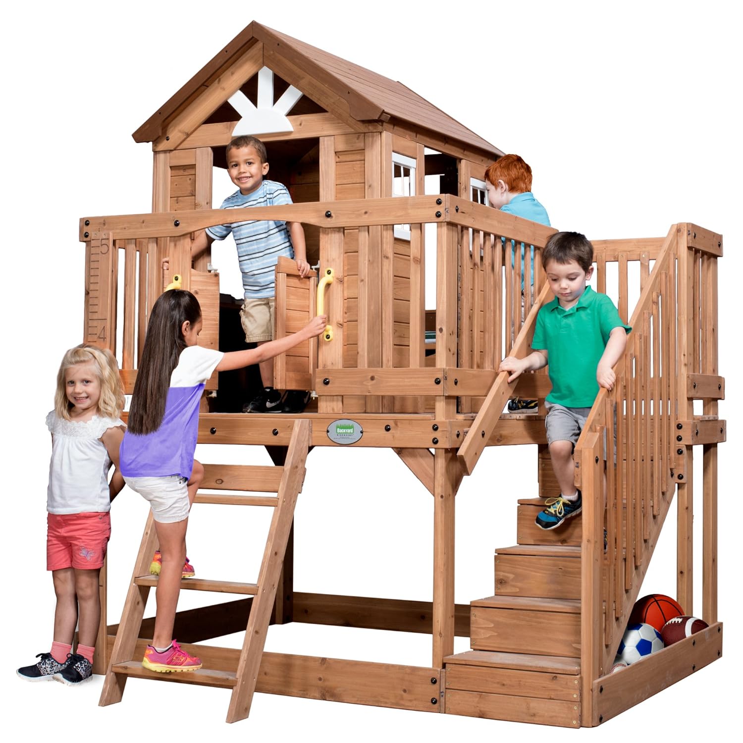 Backyard Discovery 1605336 Scenic Heights All Cedar Playhouse