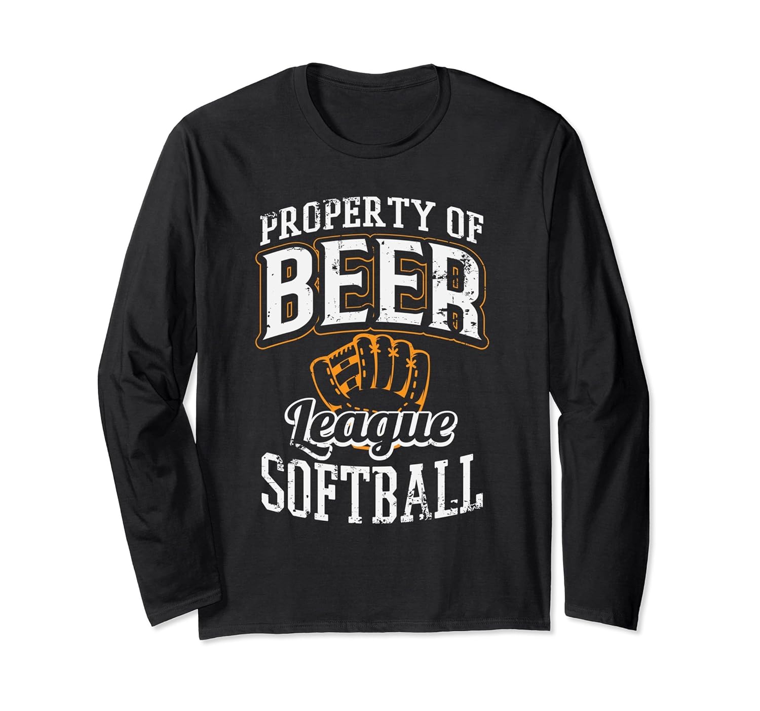 Beer League Softball Funny Rec Player Gift Long Sleevemt