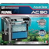 Fluval AquaClear Fish Tank Power Filter for 20- to 50-Gallon Aquariums | Quiet Energy Efficient Pump - Mechanical, Chemical &amp; Biological Filtration - Packaging May Vary