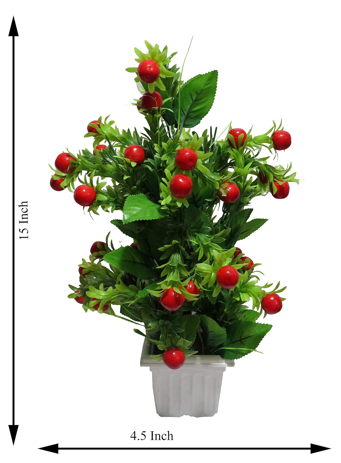 Buy Emani Artificial Flower Pot With Flower Flower Vase For Home