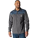 Carhartt Mens Montana Rugged Flex Relaxed Fit Corduroy Long-Sleeve Shirt