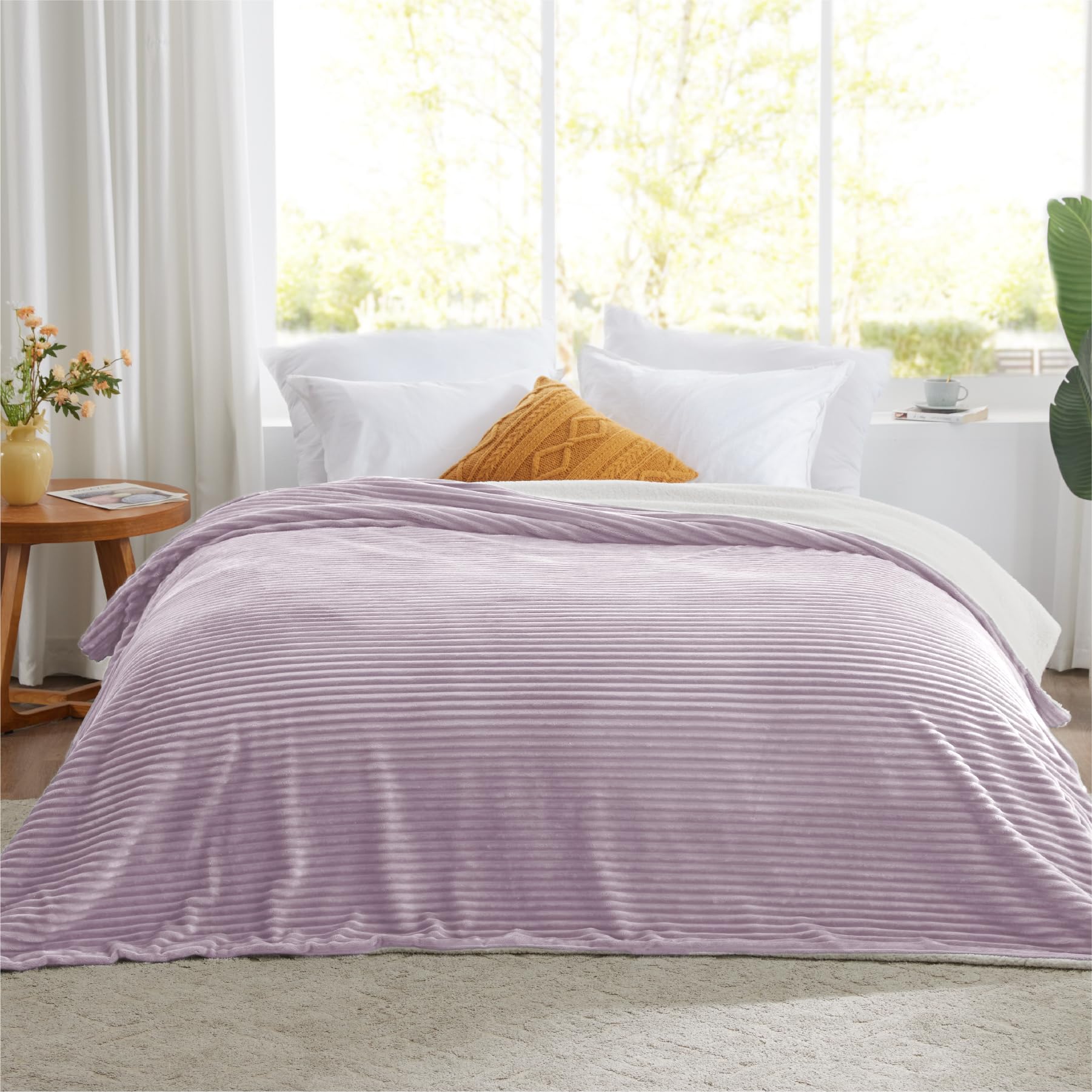 Kozyhvn Sherpa Blankets Queen Size - Fleece Queen