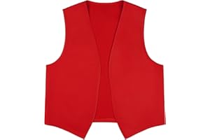 TopTie Unisex Victorian Waistcoat Peasant Costume Volunteer Work Vest