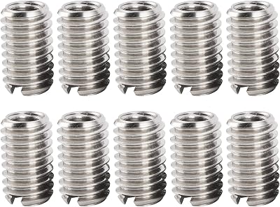 Hyuduo M6x10mm Stainless Steel Wire Thread Inserts M6 to M4 Repair Kit 10pcs