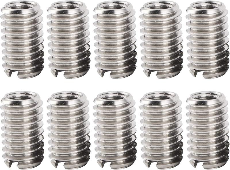 Hyuduo M6x10mm Stainless Steel Wire Thread Inserts M6 to M4 Repair Kit 10pcs