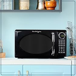 Nostalgia Retro Microwave Oven 0.7 Cu Ft, 700-Watt
