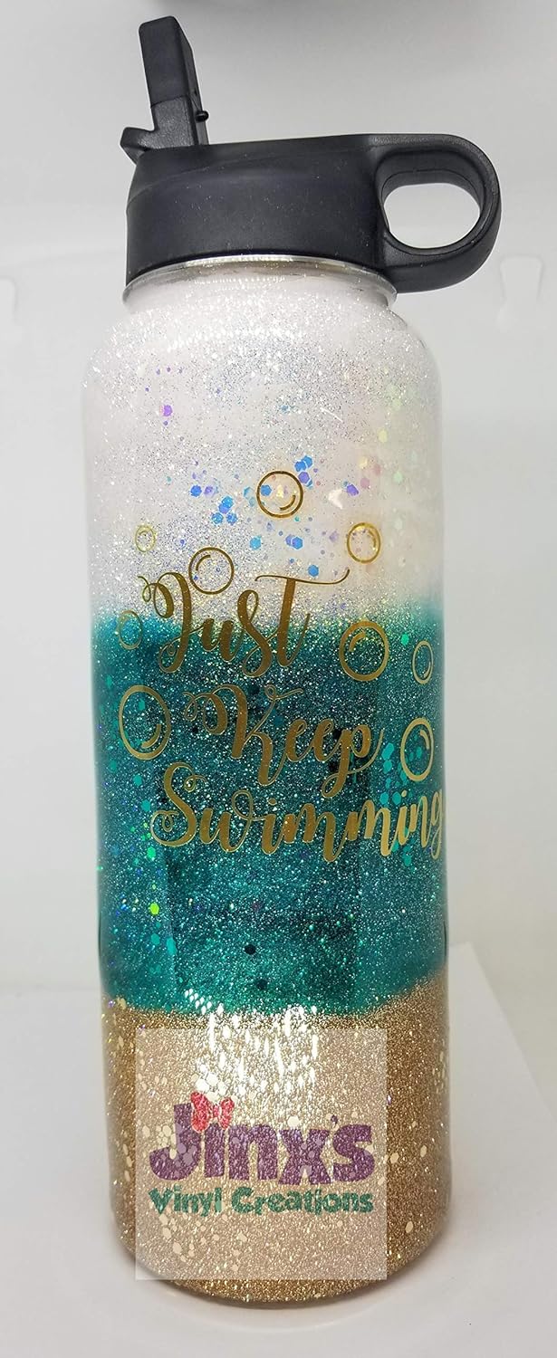 glitter yeti mug