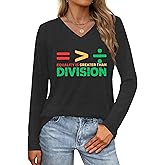 Black History Shirts: Women Black History Month Shirt Equality is Greater Than Division T-Shirt African American Top
