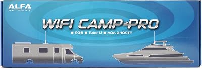 ALFA Network WiFi Camp-Pro G Router, Tube U G Adapter, 9dbi Marine Antenna