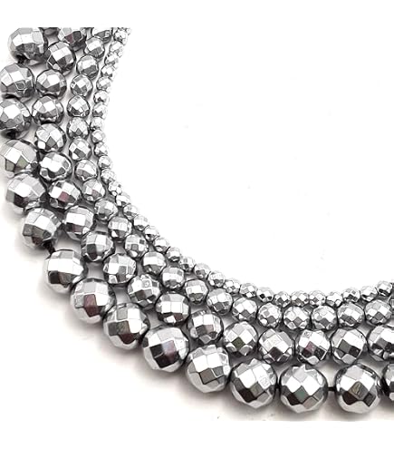 Gold Color Round Hematite Beads - 10mm Strand For Jewelry Making (15 Inches)