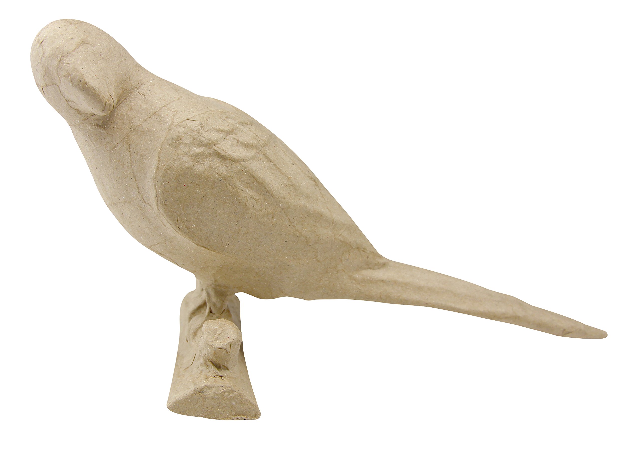 Décopatch SA153O Mache Parrot, 24 x 10 x 11 cm - Brown