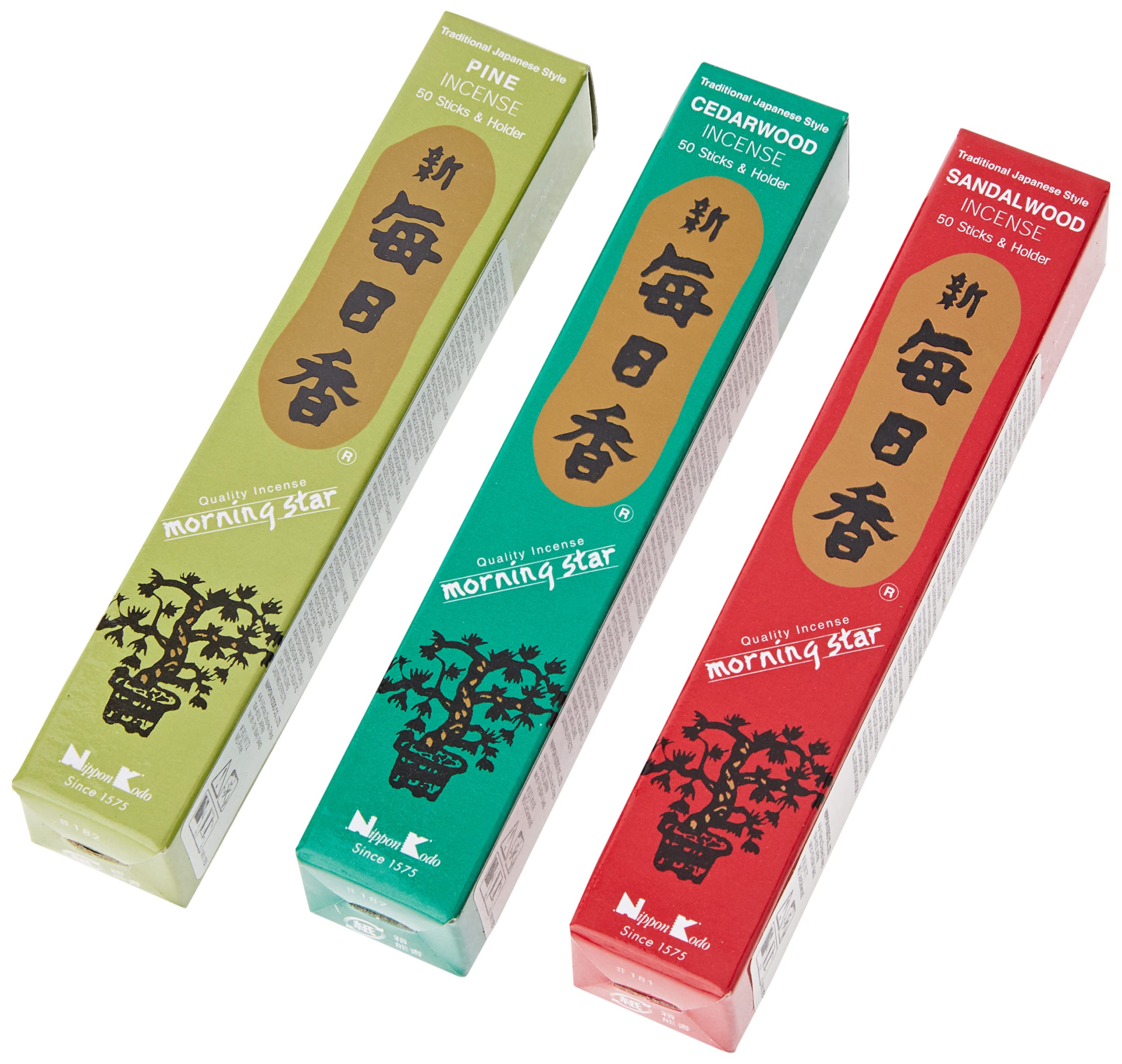 Earth Zen set Morning Star Sandalwood Incense Pine, Cedar, One Size