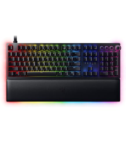 Amazon.com: Razer Huntsman V2 Optical Gaming Keyboard: Fastest