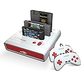 Retro-Bit Super Retro Trio HD Plus 720P 3 in 1 Console System (2019) for Original NES, SNES, and Sega Genesis Games - Red/White