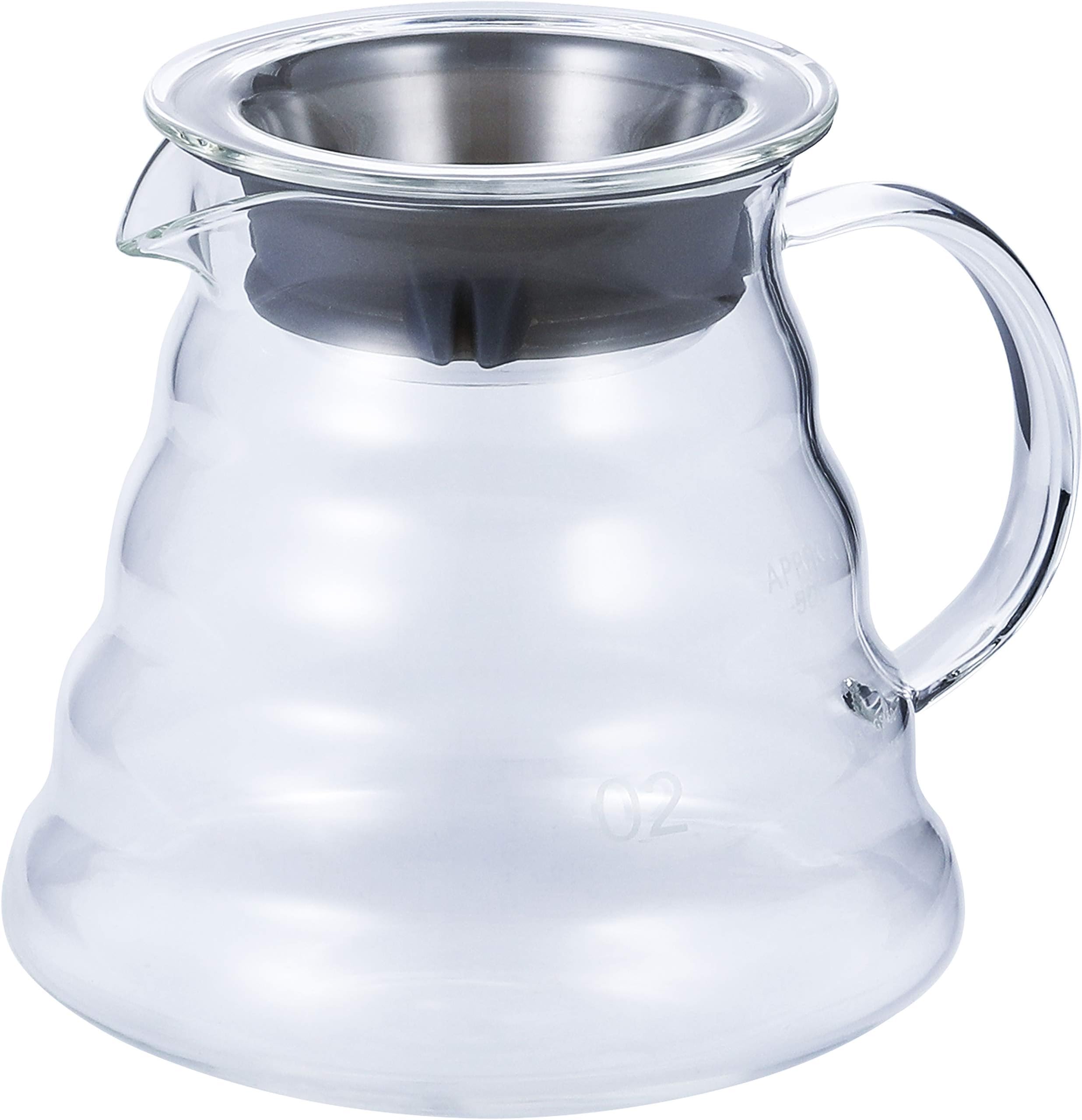 Coffee Server Glass,Glass Range Coffee Server,Glass Coffee Carafe,600ml
