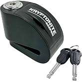 Kryptonite Keeper Alarm Disc Lock, Heavy Duty Anti-Theft Motorcycle Disc Break Lock Waterproof 100db Alarm, 5.5mm Pin Powersport Disc Break Lock for Motorbikes Scooters
